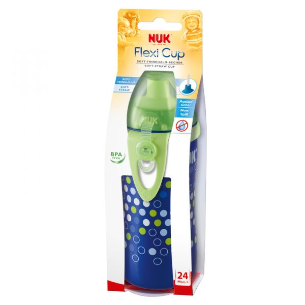 NUK Flexi Cup con cannuccia in silicone 300ml