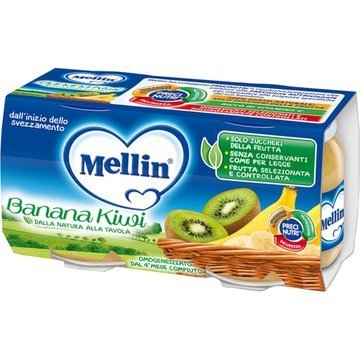 Mellin Omogeneizzato Frutta Banana Kiwi - Sanitaria 2m