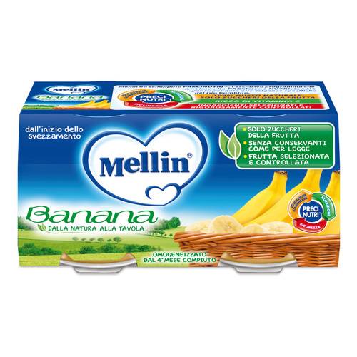 Mellin Omogeneizzato Frutta Banana - Sanitaria 2m