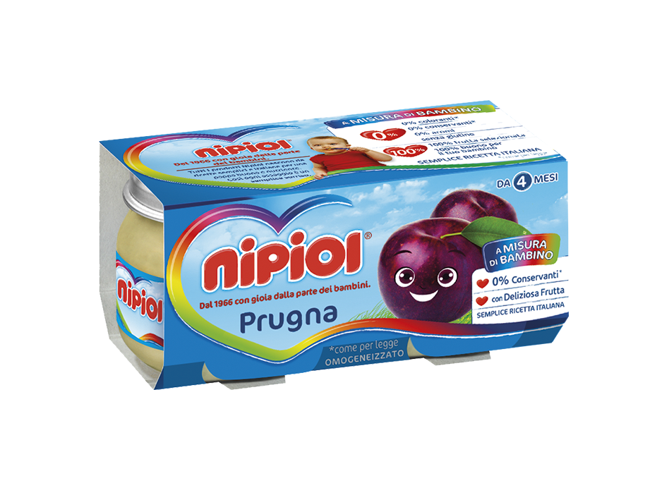 Nipiol Omogeneizzato Frutta Prugna - Sanitaria 2m