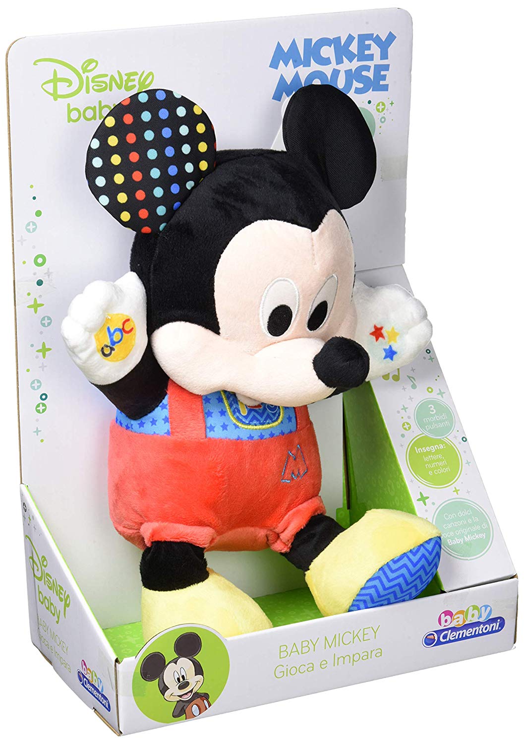 Clementoni- Disney Baby Mickey/Minnie Gioca e Impara 6m+ - Sanitaria 2m